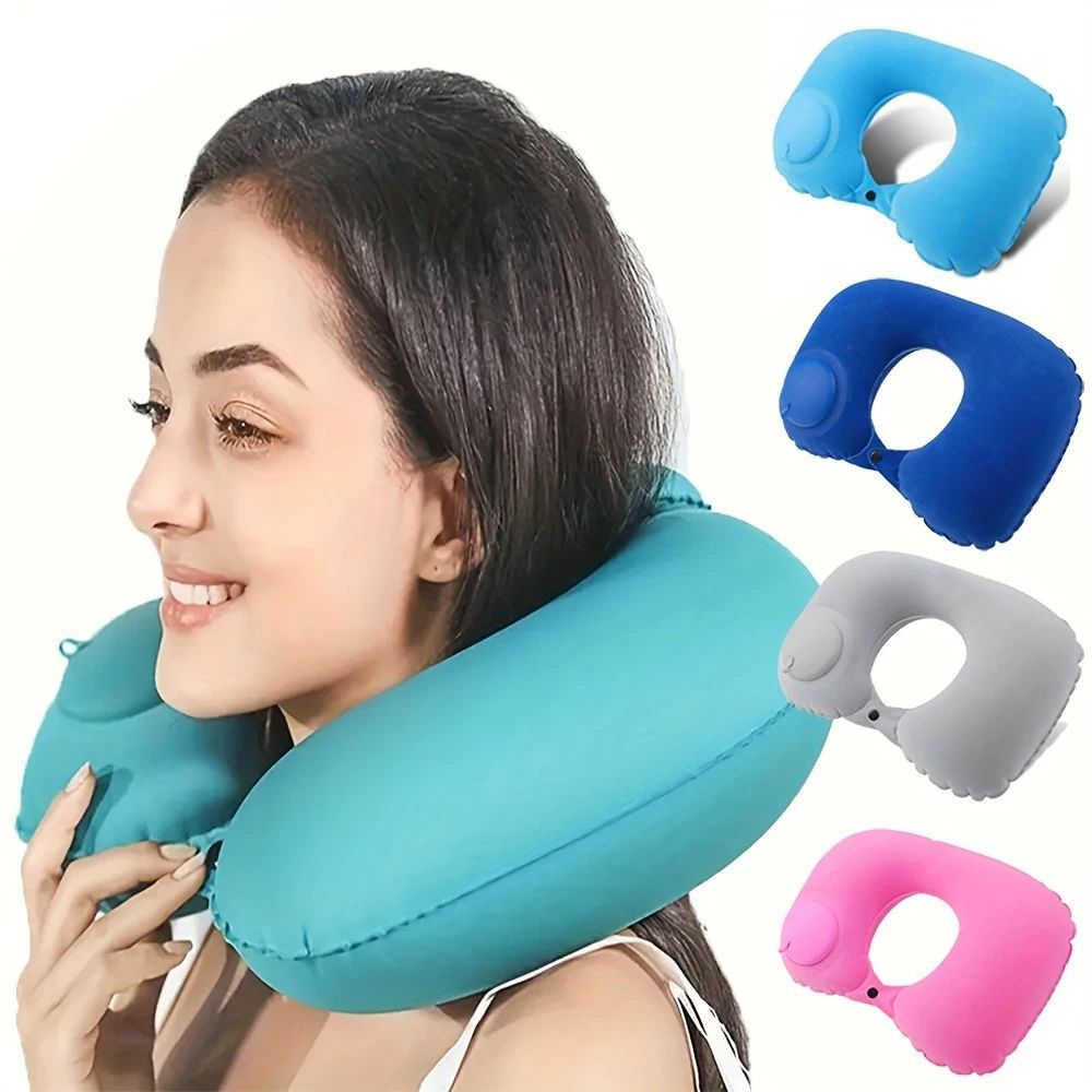 Outdoor Camping Store - Almofada de pescoço inflável de seda