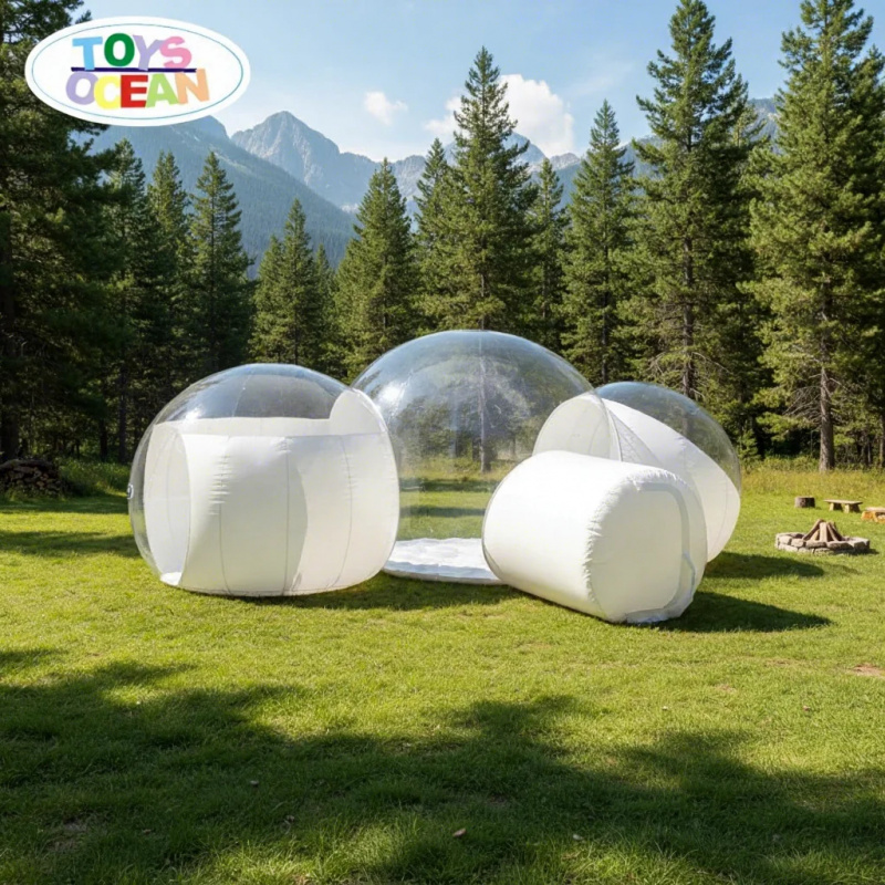 Outdoor Camping House - Tenda Bolha Inflável Transparente de PVC