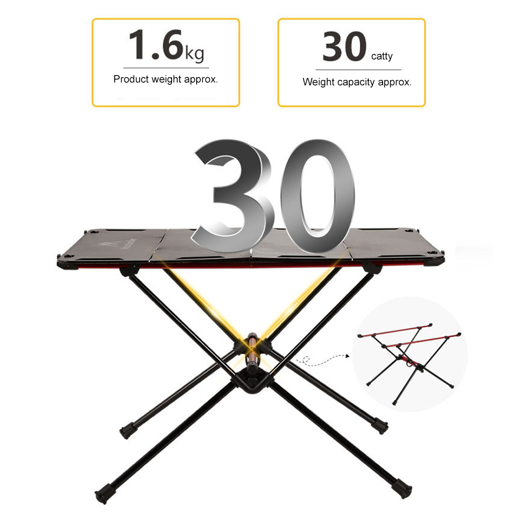 Outdoor Camping Folding Table - Mesa de Camping Dobrável Leve, Mesa