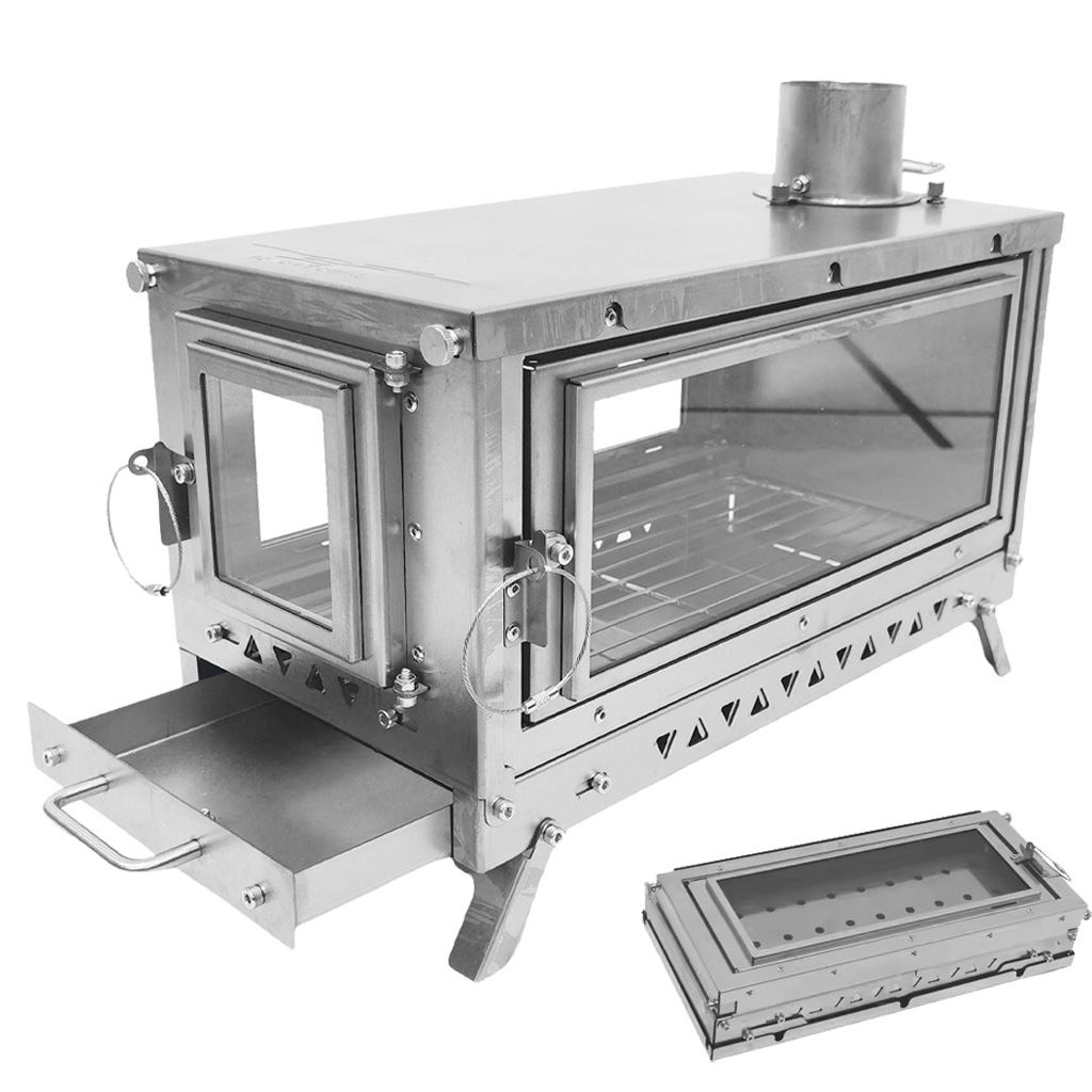 Outdoor Camping Stove Wood - Fogão de Barraca de Titânio DANCHEL