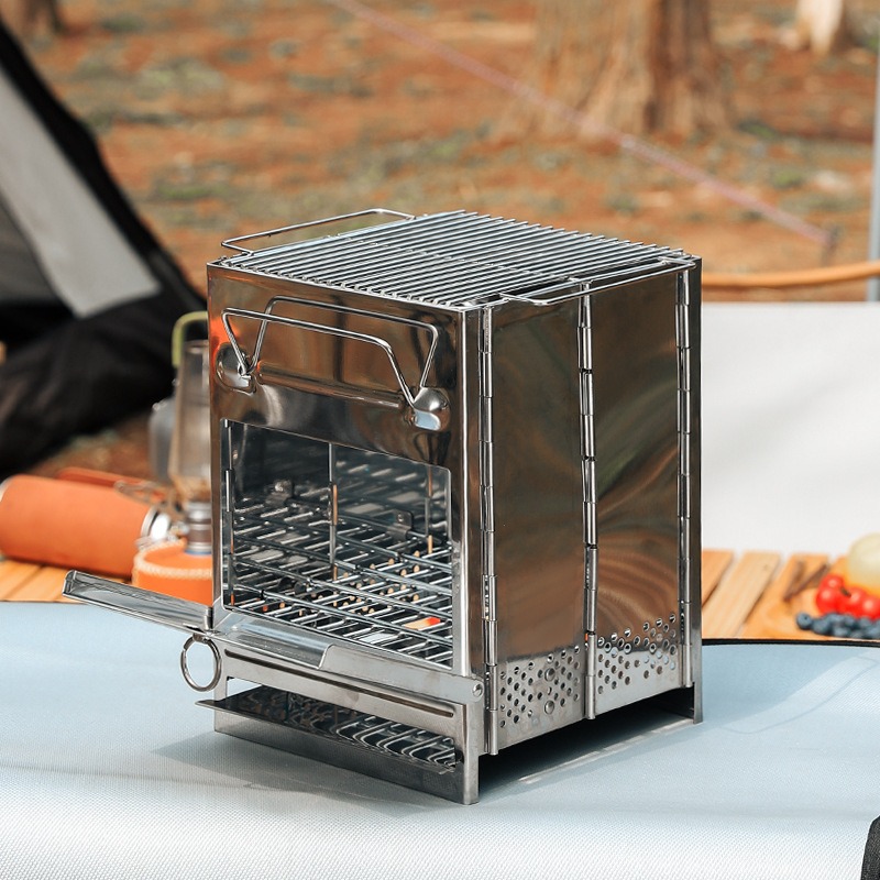 Outdoor Camping Stove Wood - Fogão de acampamento portátil e ultraleve