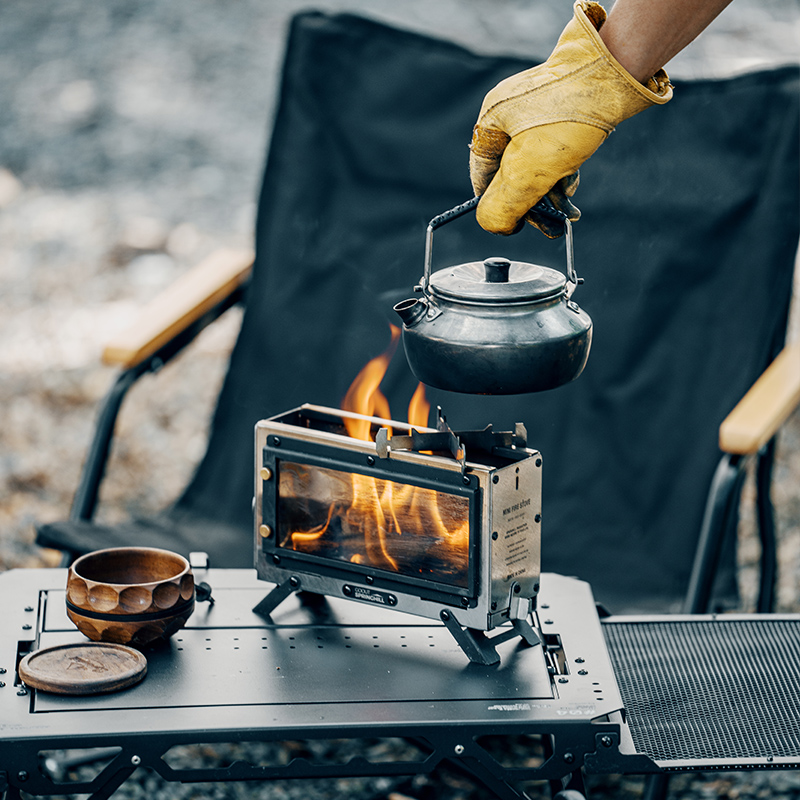Outdoor Camping Wood Stove - Fogão a Lenha Portátil Goout Springhill,