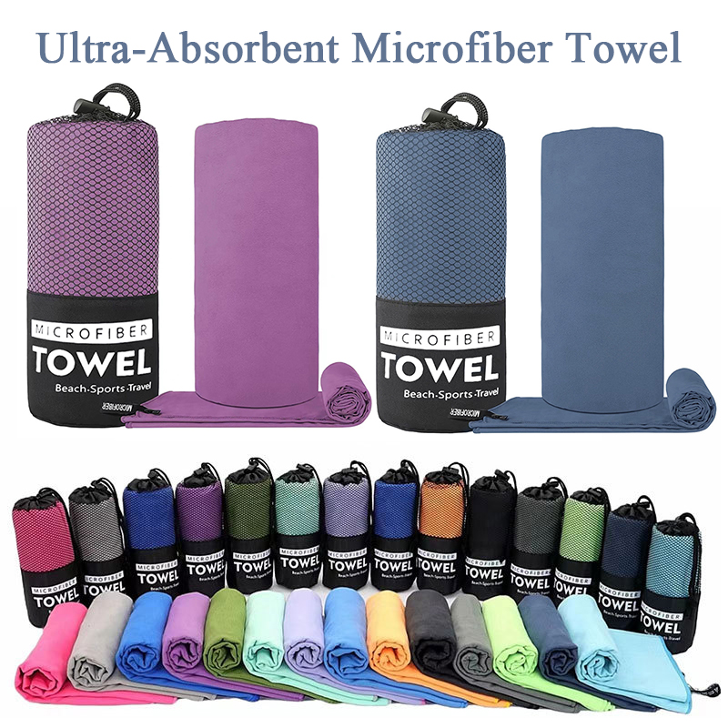 Camp Towel Microfiber - Toalha Esportiva de Secagem Rápida 40X80/76X152CM