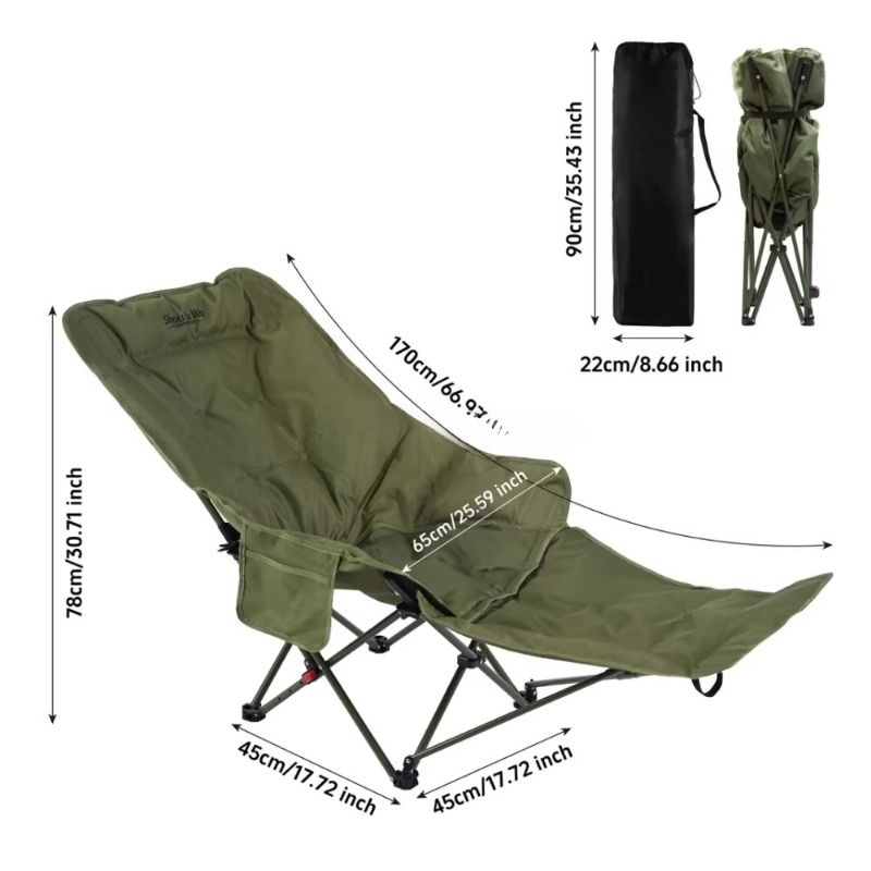 Outdoor Camping List - Nova listagem engrossado acampamento pesca dobrável