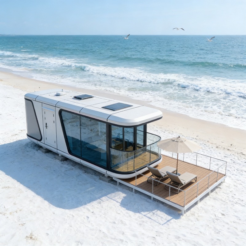 Outdoor Camping House - Casa Contêiner Moderna de Aço de