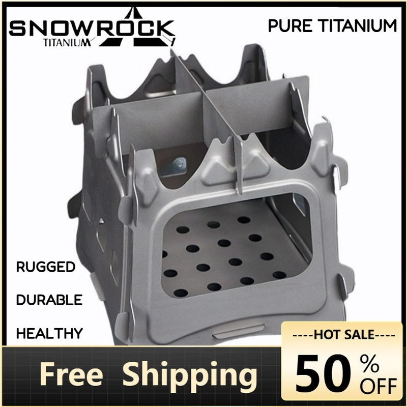 Outdoor Camping Stove Wood - Fogão a Lenha Portátil Dobrável SNOWROCK