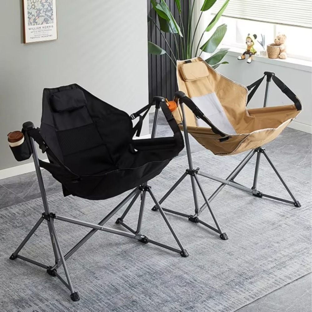 Cadeiras de Lazer Portáteis pa - Outdoor Camping Rocking Chair avaliação e preço