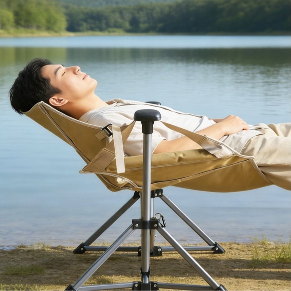 Cadeiras de Lazer Portáteis pa - Outdoor Camping Rocking Chair avaliação e preço