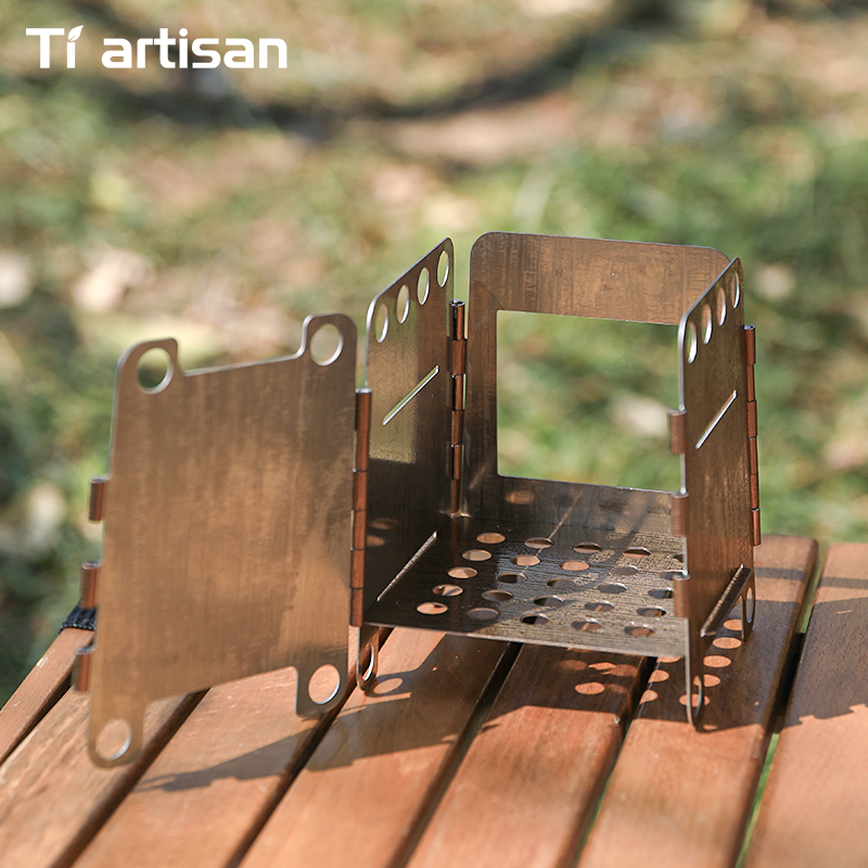 Fogão de Camping em Aço Inoxid - Outdoor Camping Wood Stove avaliação e preço