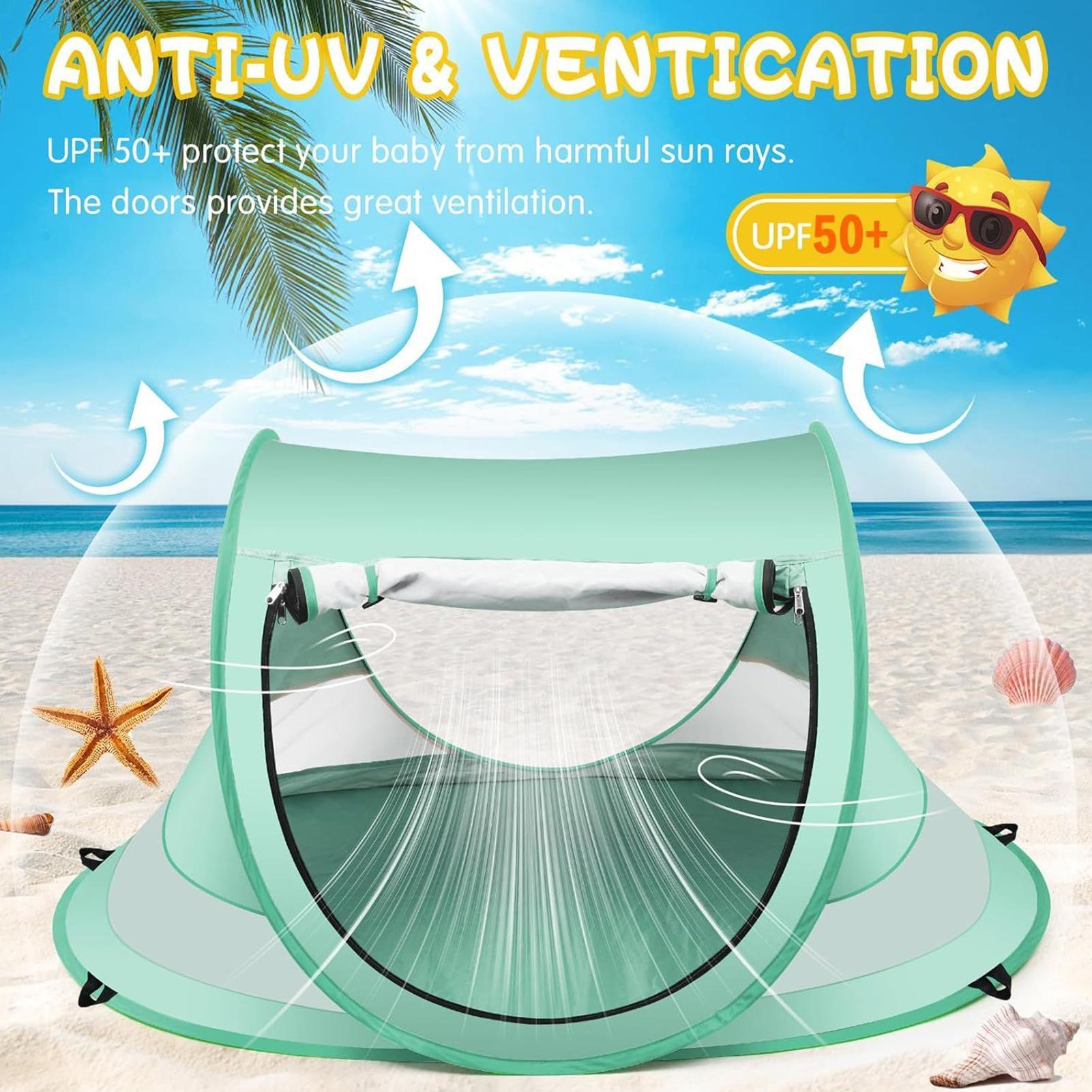 Tenda de praia infantil, prote - Outdoor Camping Automatic Quick Opening Tent avaliação e preço