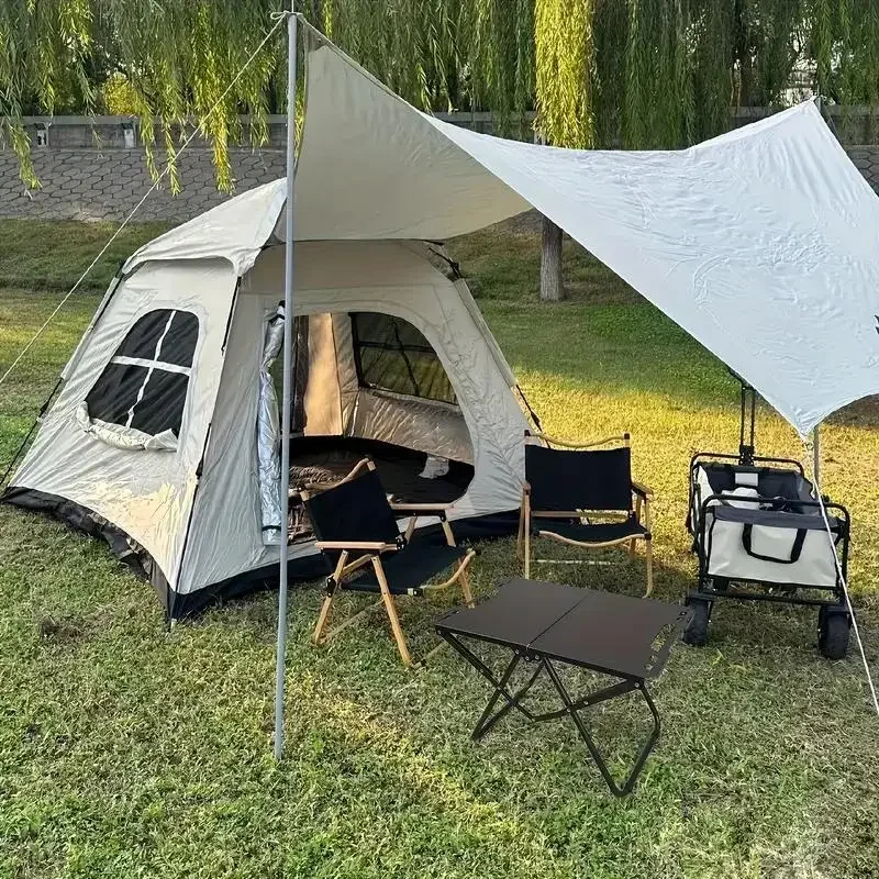 Mesa de Camping Dobrável para  - Outdoor Camping Table And Chairs avaliação e preço