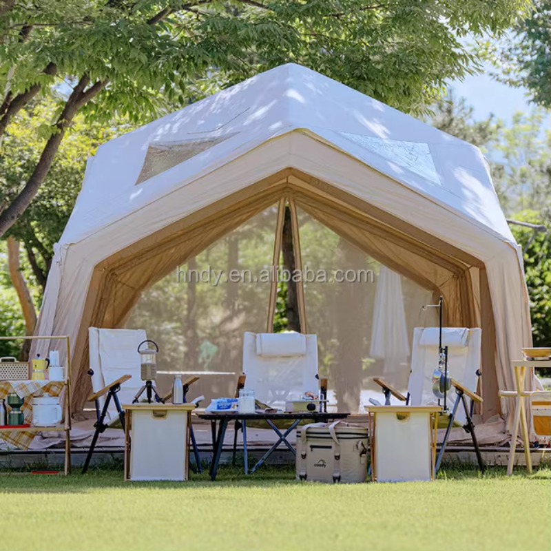 2025 grande luxo 5 6 7 pessoas - Outdoor Camping Inflatable Tent avaliação e preço