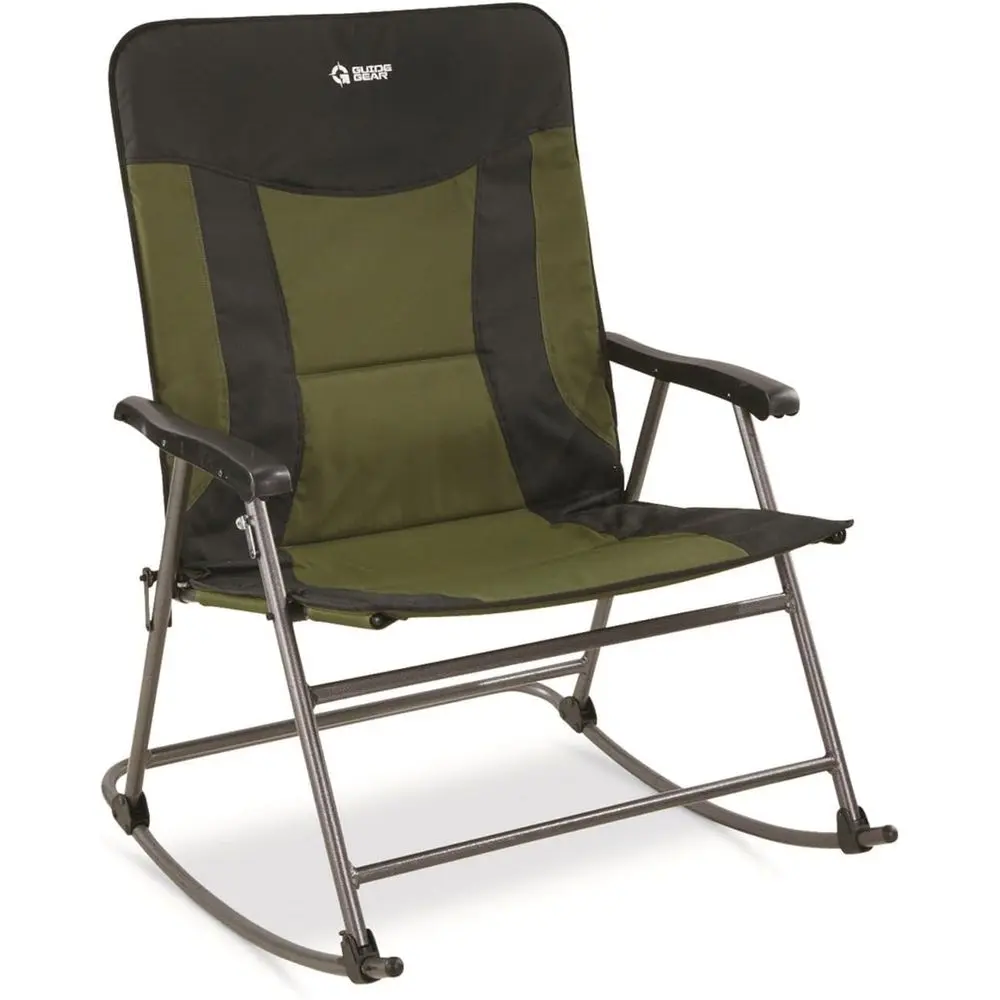 Cadeira de camping portátil co - Outdoor Camping Rocking Chair avaliação e preço