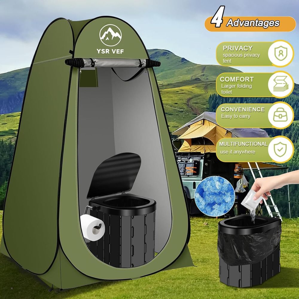 Kit de Sanitário Portátil, San - Outdoor Camping Bag avaliação e preço
