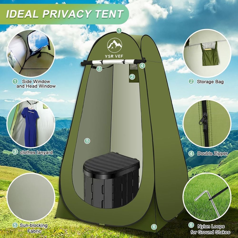 Kit de Sanitário Portátil, San - Outdoor Camping Bag avaliação e preço