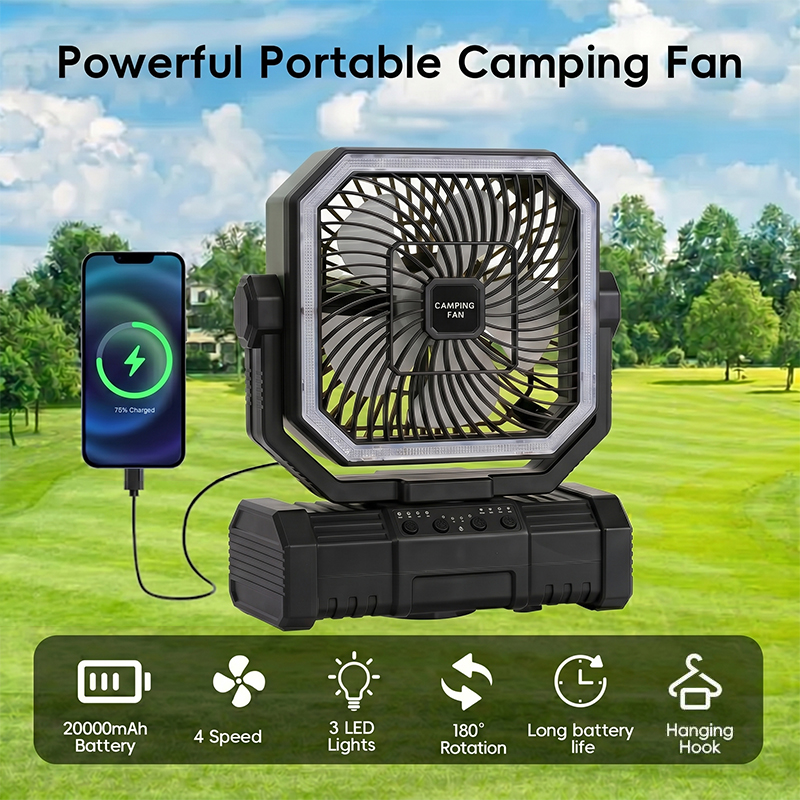 Ventilador de Teto para Campin - Outdoor Camping House avaliação e preço