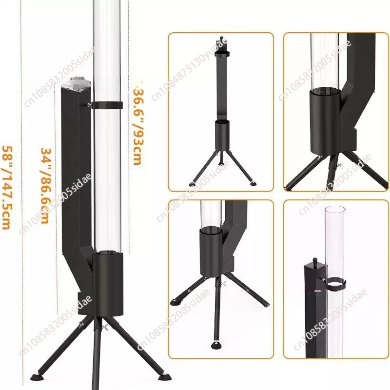 Fogão vertical a lenha, tipo f - Outdoor Camping Wood Stove avaliação e preço