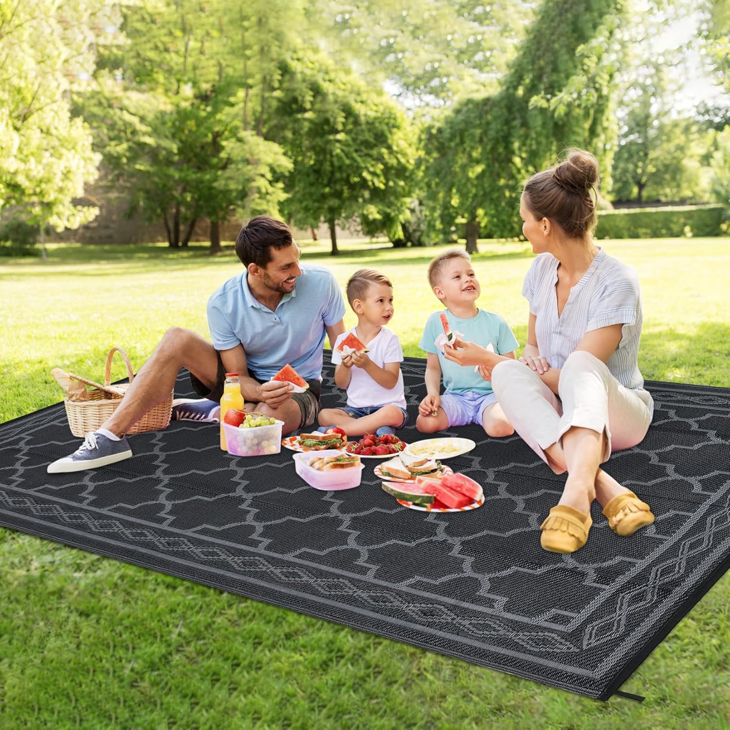 Tapete de Plástico para Exteri - Outdoor Camping Rugs 8X10 avaliação e preço