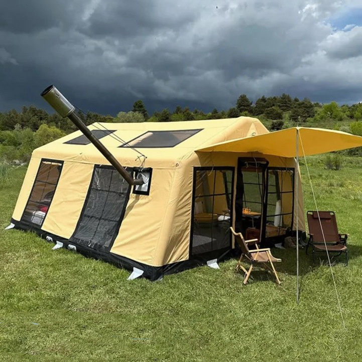 Grande Tenda Inflável à Prova  - Outdoor Camping Inflatable Tent avaliação e preço