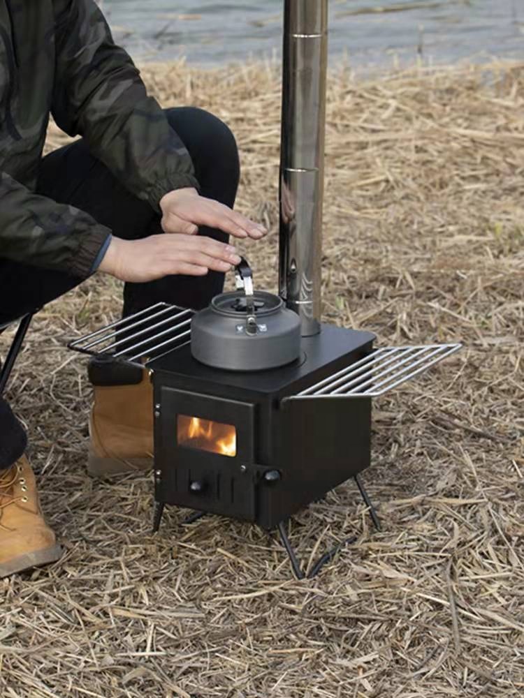 Fogão a lenha para acampamento - Outdoor Camping Stove Wood avaliação e preço