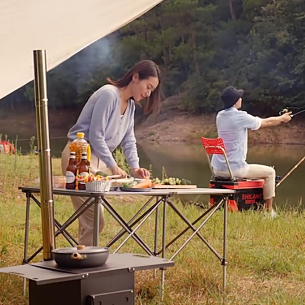 Tubo de chaminé em aço de 60 m - Outdoor Camping Wood Stove avaliação e preço
