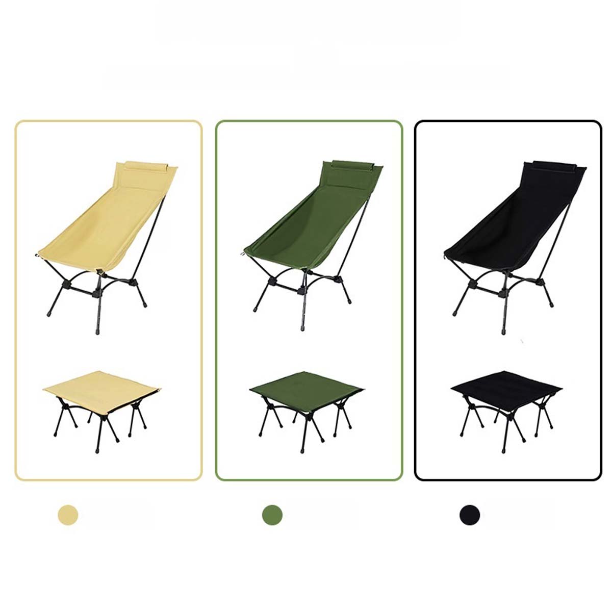 Multi-função acampamento lua c - Outdoor Camping Rocking Chair avaliação e preço