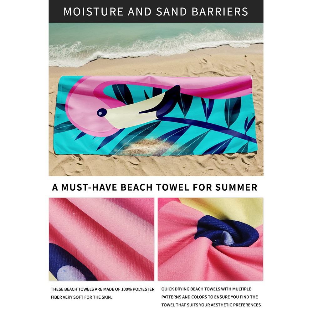 Toalha de praia colorida com t - Camp Towel Microfiber avaliação e preço