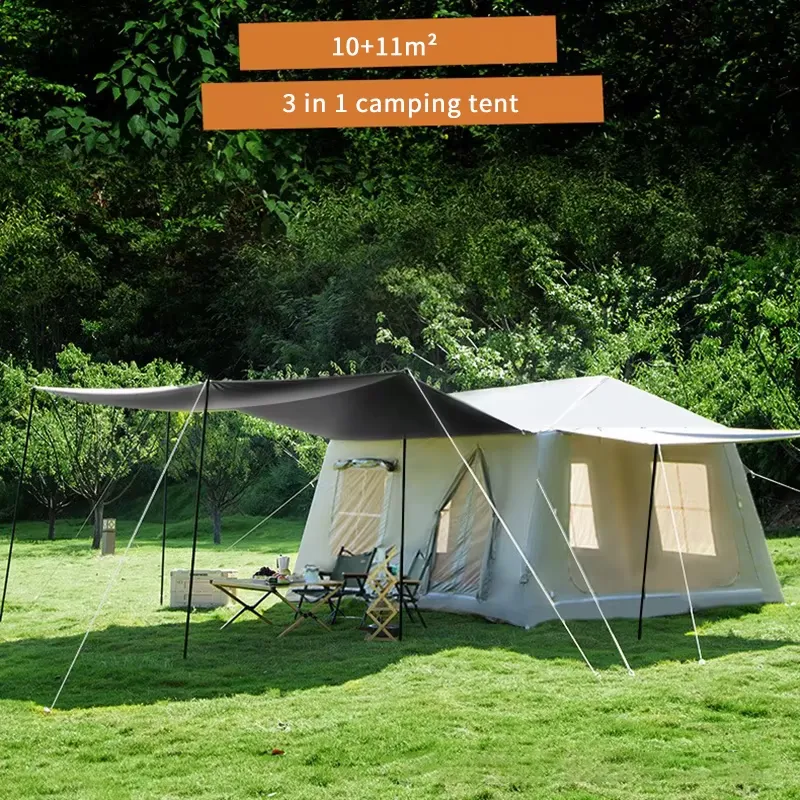 Nova Barraca de Camping Famili - Outdoor Camping Inflatable Tent avaliação e preço
