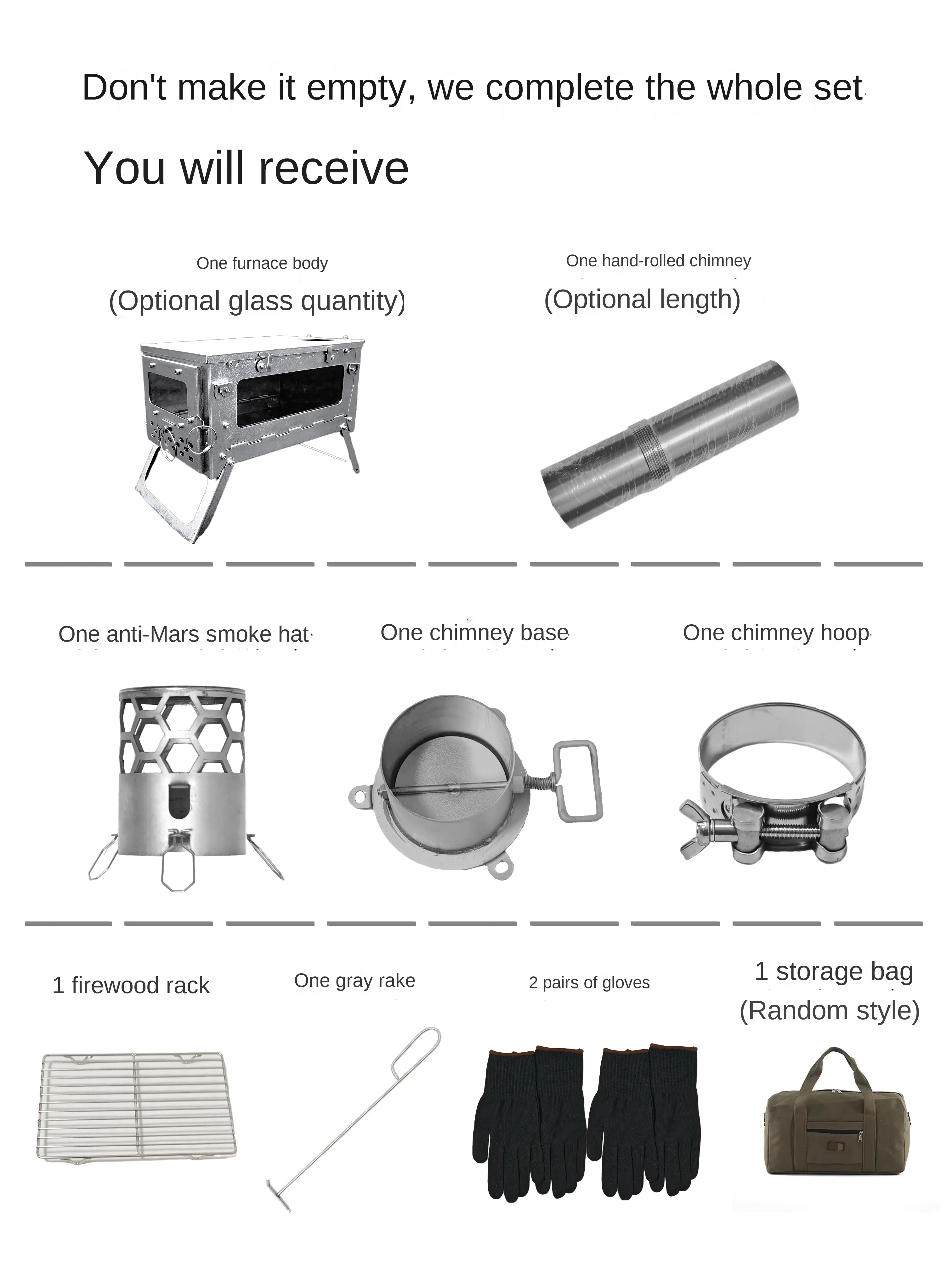 WT Star Ti Liga de Titânio Dob - Outdoor Camping Wood Stove avaliação e preço