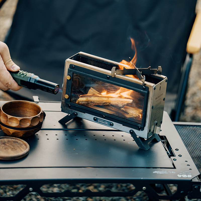 Fogão a Lenha Portátil Goout S - Outdoor Camping Wood Stove avaliação e preço