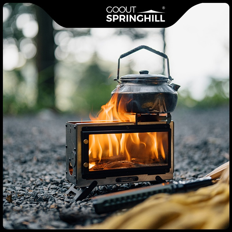 Fogão a Lenha Portátil Goout S - Outdoor Camping Wood Stove avaliação e preço
