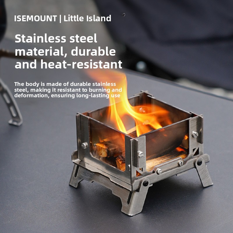 Mini Grelhador de Mesa para Ex - Outdoor Camping Stove Wood avaliação e preço
