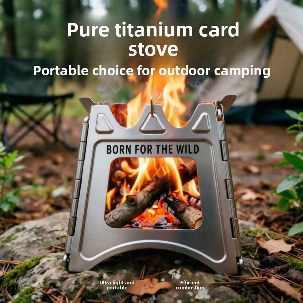 Fogão a Lenha Compacto e Dobrá - Outdoor Camping Stove Wood avaliação e preço
