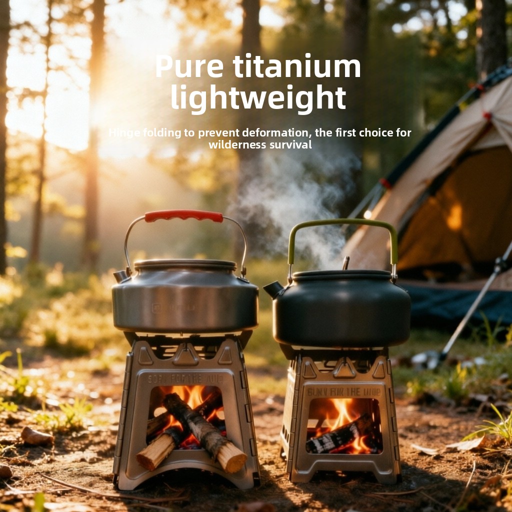 Fogão a Lenha Compacto e Dobrá - Outdoor Camping Stove Wood avaliação e preço