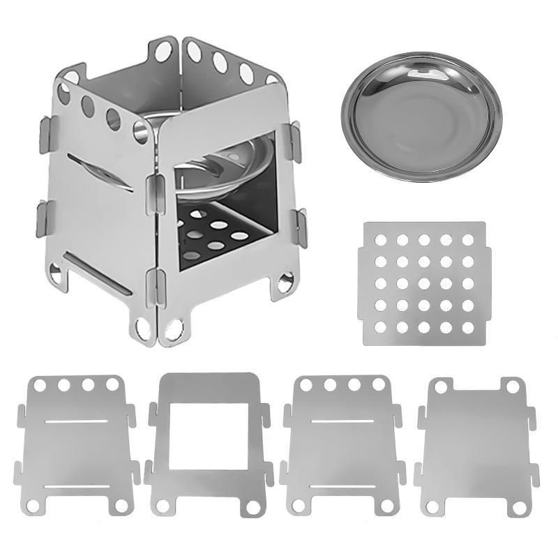 1 Conjunto de Fogão a Lenha Do - Outdoor Camping Stove Wood avaliação e preço