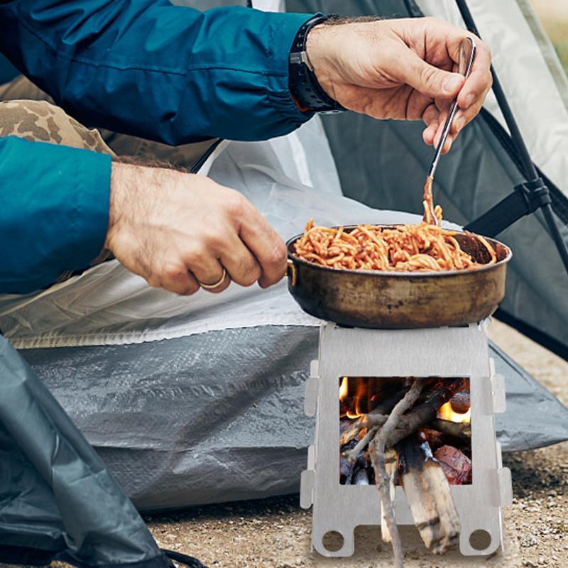 1 Conjunto de Fogão a Lenha Do - Outdoor Camping Stove Wood avaliação e preço