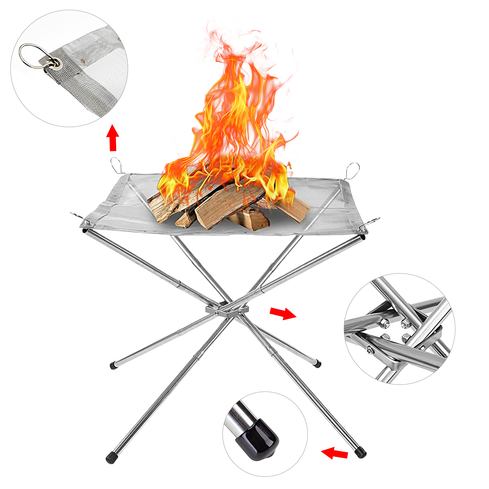 Fogueira Portátil para Exterio - Outdoor Camping Stove Wood avaliação e preço