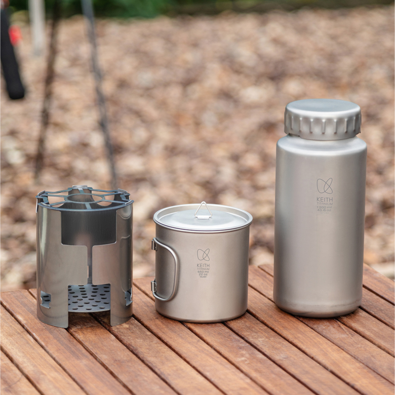 Conjunto de Camping KEITH em T - Outdoor Camping Wood Stove avaliação e preço