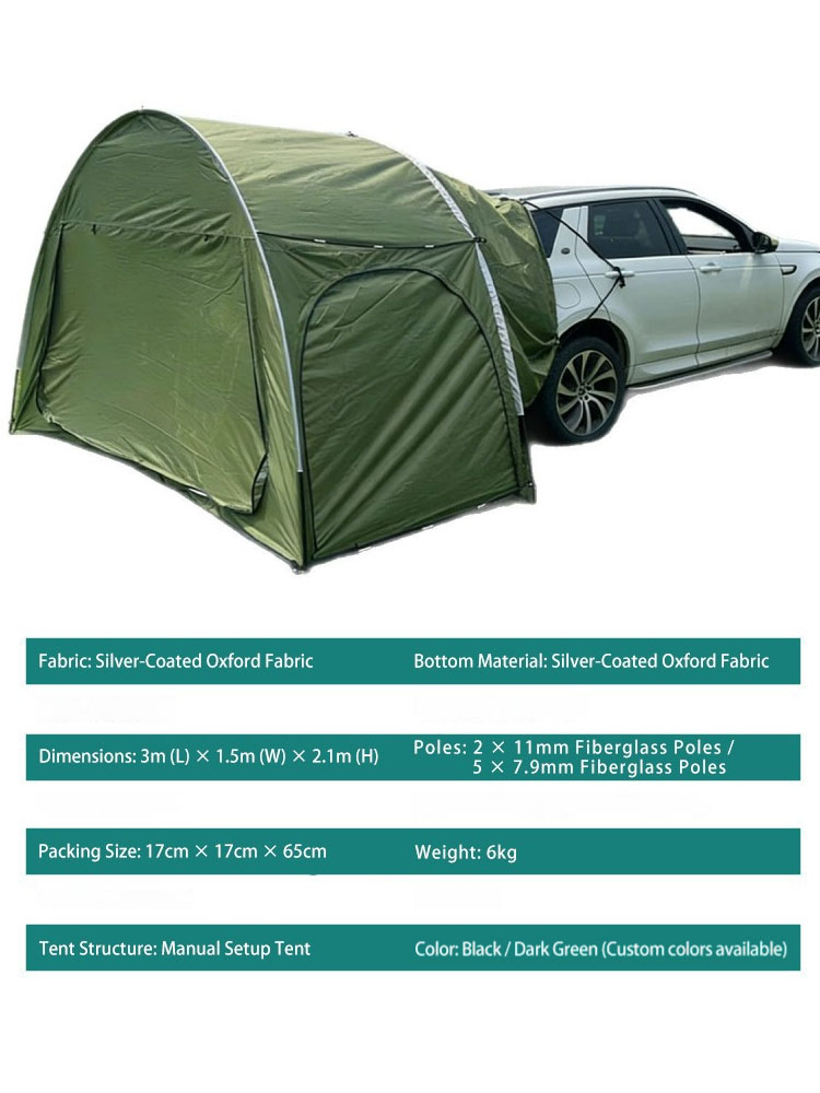 Tenda Traseira para Carro para - Outdoor Camping Car Tent avaliação e preço