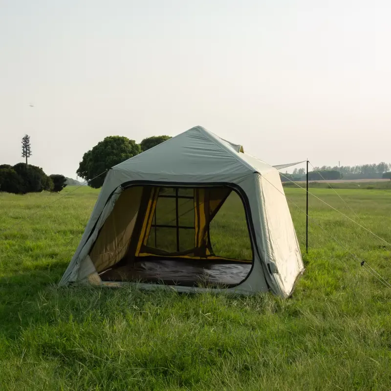 Tenda Inflável Portátil de Tec - Outdoor Camping Inflatable Tent avaliação e preço