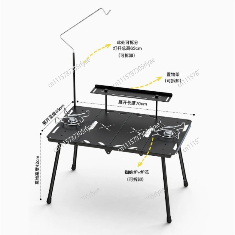 Mesa Tática Militar Dobrável I - Outdoor Camping Folding Table avaliação e preço