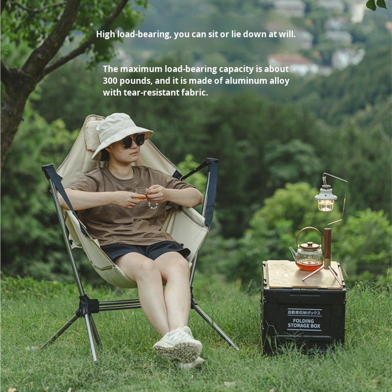 Cadeira de Balanço Dobrável pa - Outdoor Camping Rocking Chair avaliação e preço
